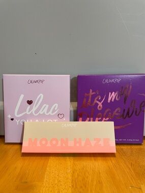 Colourpop Pressed Powder Palette Set of 3 Moon Haze Lilac You a Lot my Pleasure